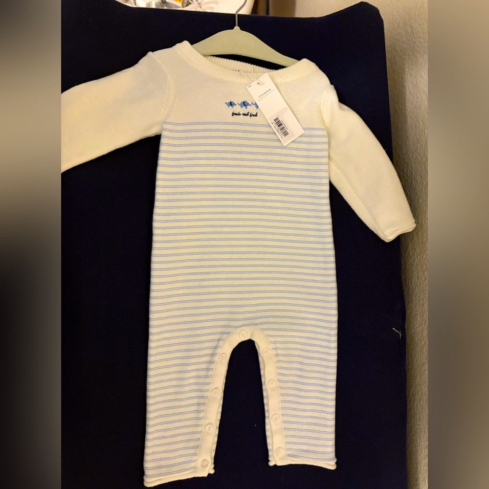 Janie and Jack Baby Boys 3-6 Months Onesie